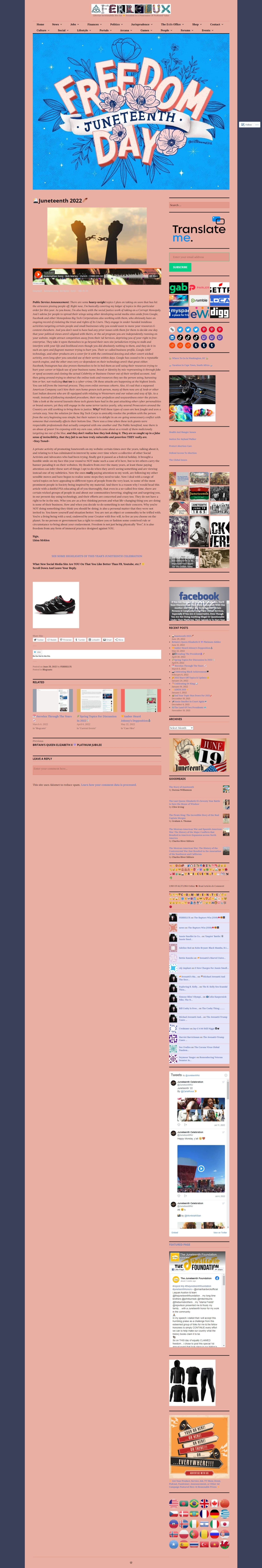 🦅Juneteenth 2022🪶