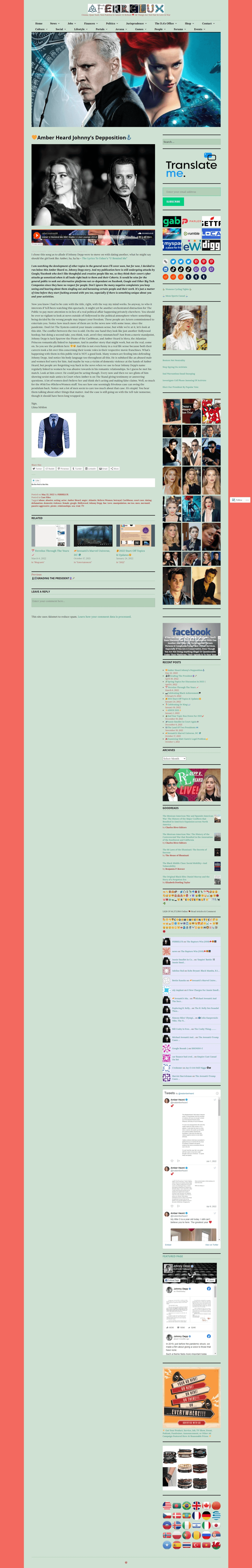 🧡Amber Heard Johnny’s Depposition⚓