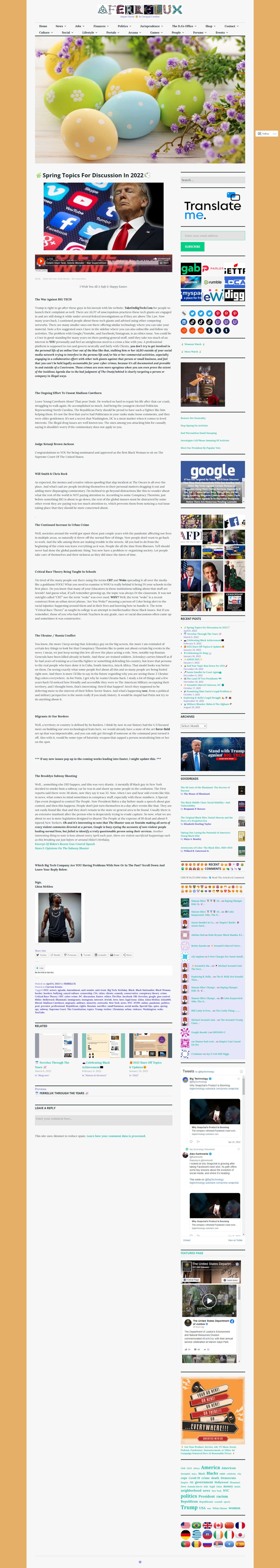 🌿Spring Topics For Discussion In 2022🕊️