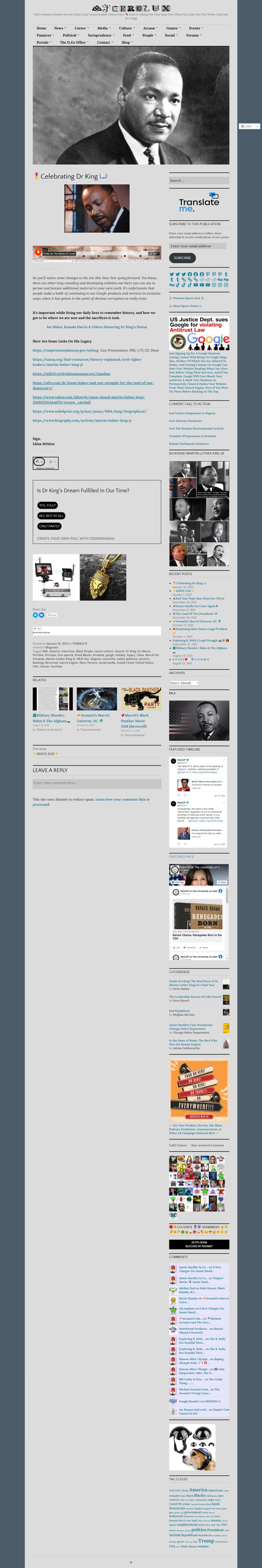 🎖Celebrating Dr King 📖