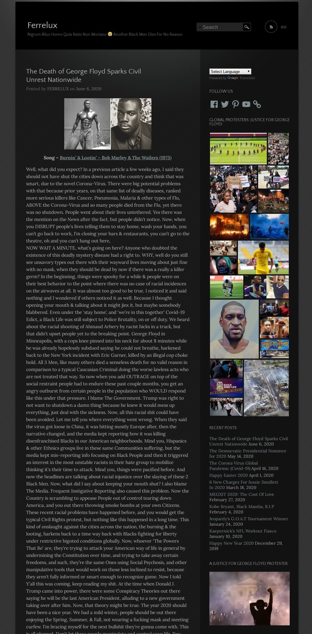 The Death of George Floyd Sparks Civil Unrest Nationwide 🏴‍☠️🧯🔥