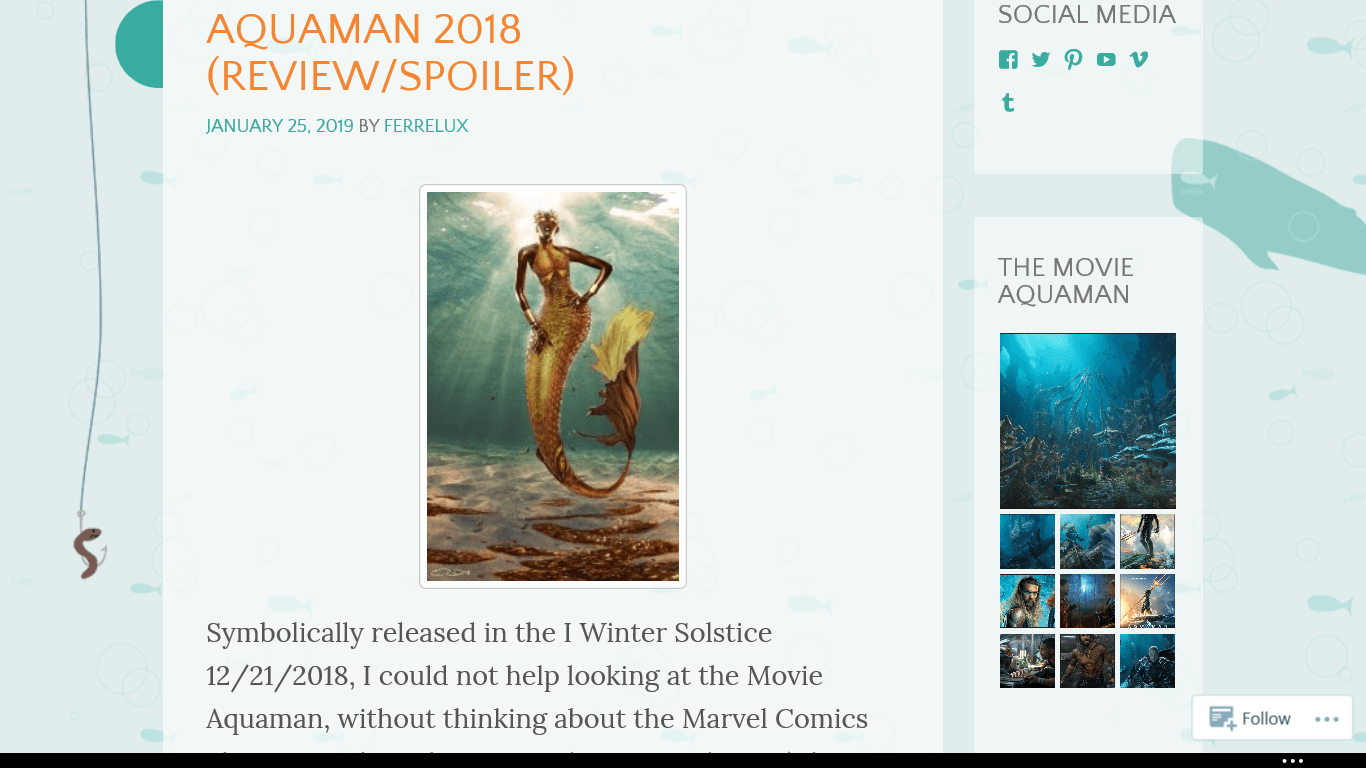 🐟 Aquaman 2018 (Review/Spoiler) 🐳