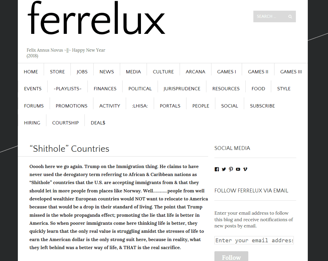 “Shithole” Countries 🗺🌋🏗